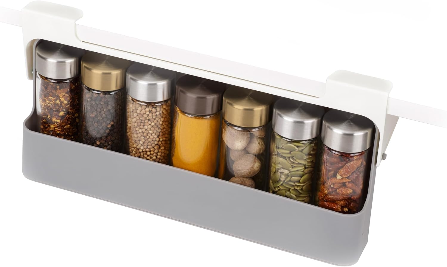 Joseph Joseph Under-Shelf Cabinet Spice Rack Organizer | Space-saving
