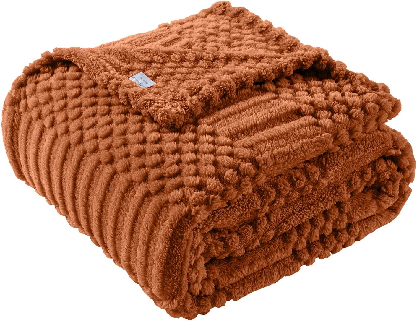 50×70 Inch Rust Throw Blanket – Soft & Fluffy Fleece, Cute & Aesthetic, Perfect for Sofa, Couch, Chair, Bed, Living Room & Bedroom, All-Season Use, Plush & Cozy Decorative Blanket