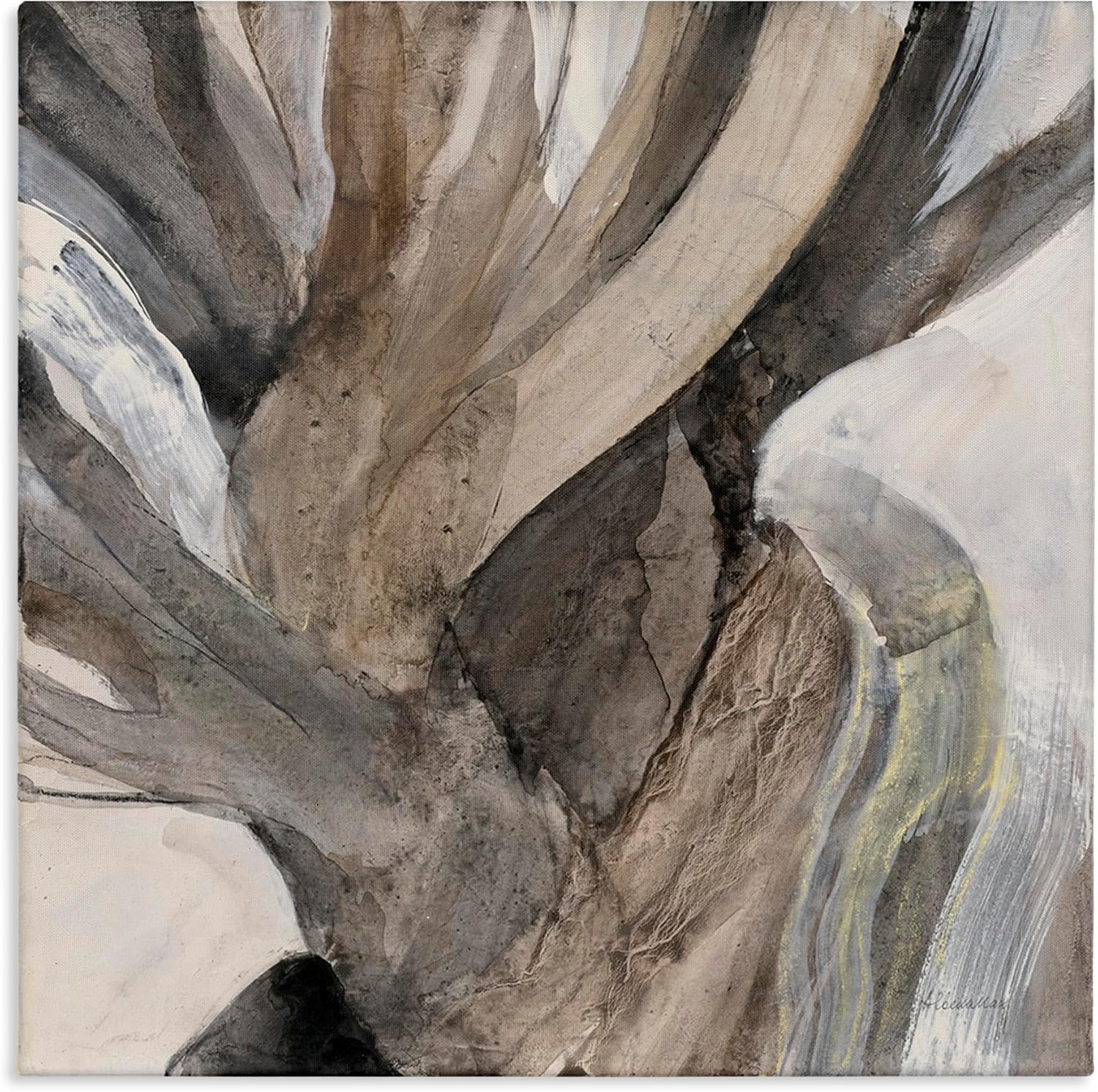 Twisted Driftwood Nautical, 36 x 36 Inch Canvas Wall Art