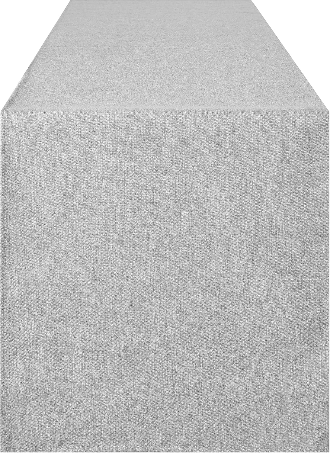 Table Runner 13 x 72 Inches Long, Cotton Linen Farmhouse Style Grey Table Linen for Kitchen Dining Coffee Table Parties Wedding Home Decor (Modern-Grey, 13” x 72”) | Winter, Neutral Gray Color, Wedding & Dining Table Decor, Halloween, Modern Style, Home & Kitchen, Classic, Coffee Table