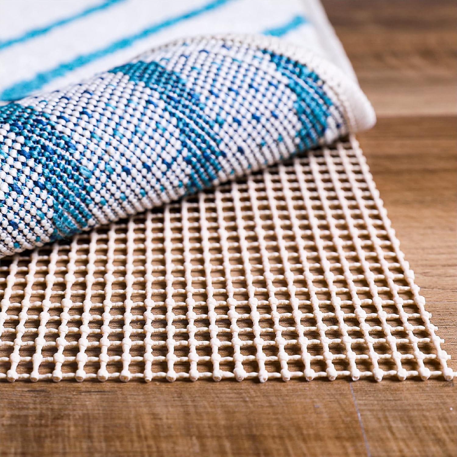 Slip-Stop | Made in U.S.A. | Ultra Stop Natural Premium Non-Slip Rug Pad Gripper 2′ x 3′ | Low-Profile Pad for Hardwood Floors & Any Hard Surface Floors