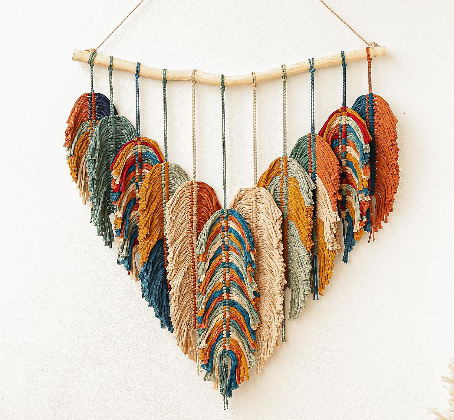 Boho Wall Decor – Large Macrame Wall Hanging | Boho Bedroom Decor, Tapestry for Bedroom, Size 31×39 inches