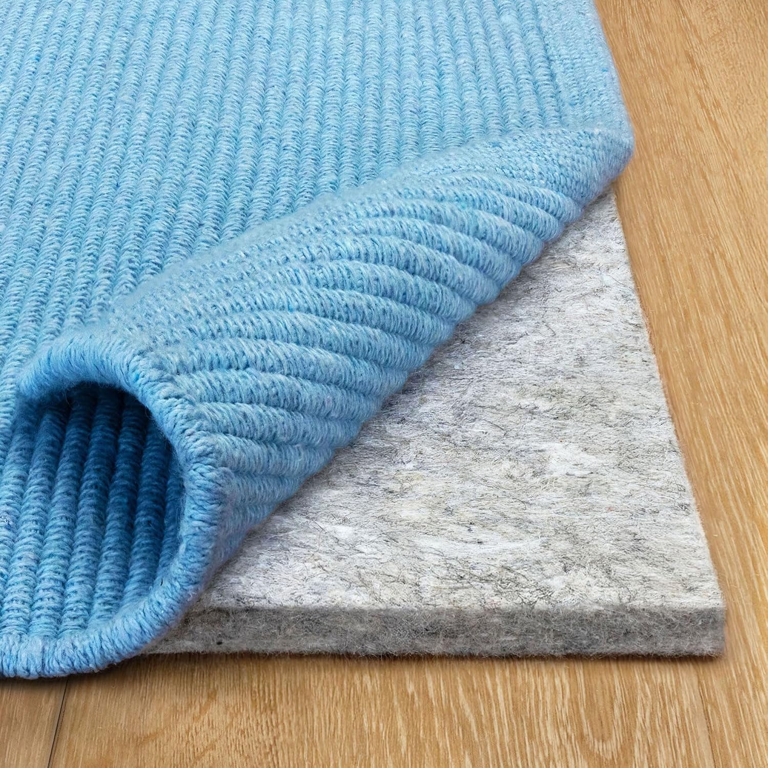 RUGPADUSA – Basics – 8’x10′ – 1/2″ Thick – 100% Felt – Protective Cushioning Rug Pad – Safe for All Floors and Finishes Including Hardwoods