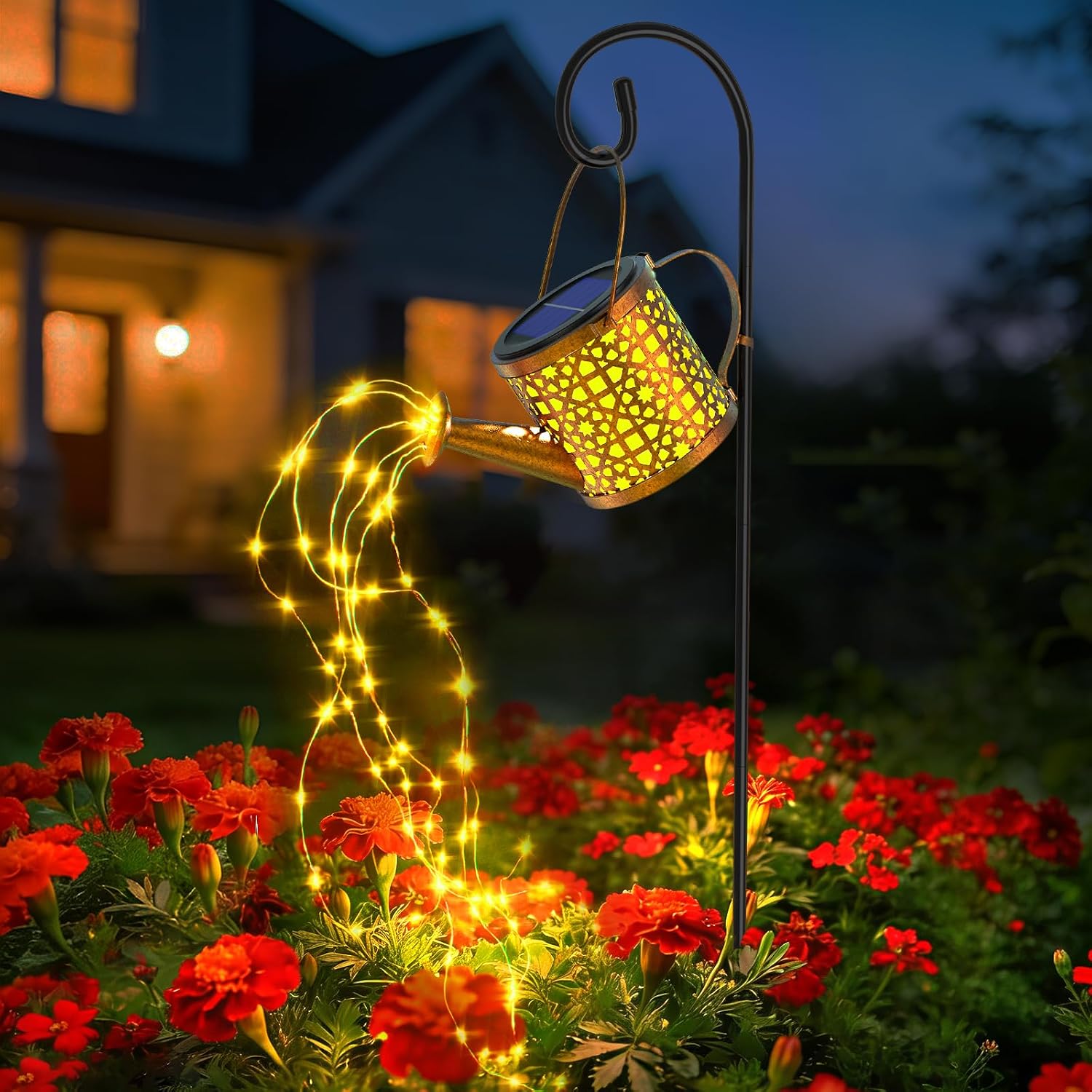 Solar Watering Can Lights Waterproof Outdoor Decorative Garden Decor