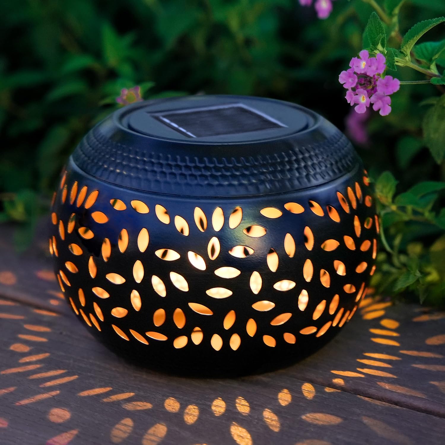 JMEXSUSS Solar Lanterns Outdoor Waterproof for Patio Table Decor